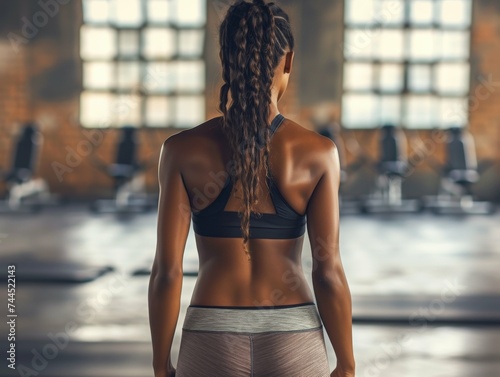 Fitness Woman from Behind