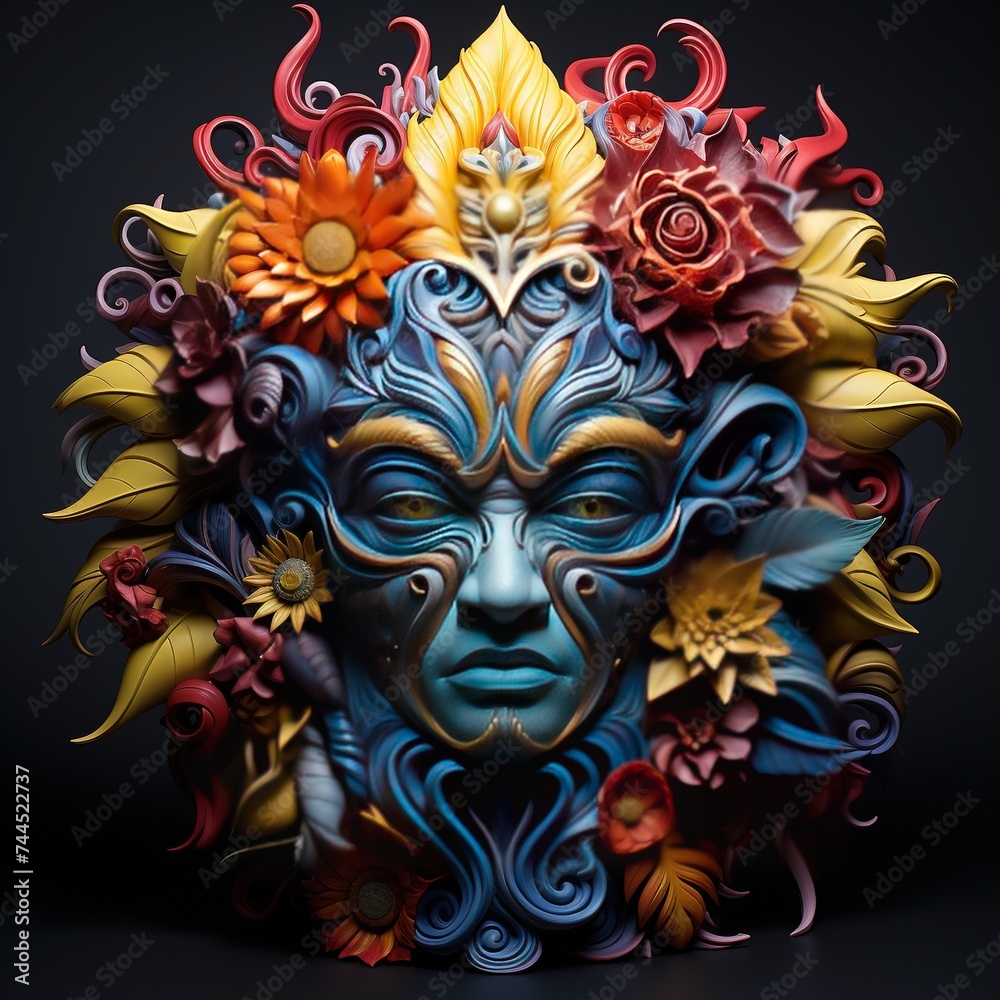 Background Wallpaper of Creative Manipulation Related to Mardi Gras Festival Background Wallpaper of Creative Manipulation Related to Mardi Gras Festival