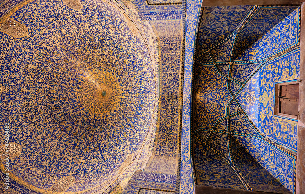 Isfahan, Iran, 06.30.2023: Shah Mosque of Isfahan. Great tile and ...
