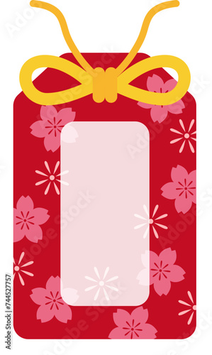 Japanese amulet illustration