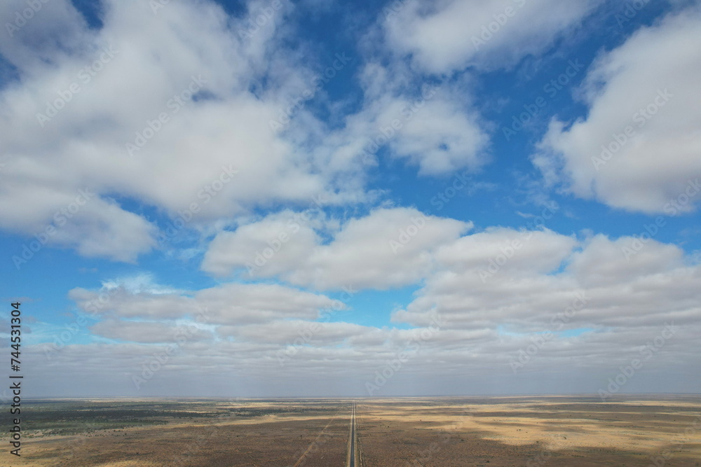 The Nullarbor Plain in southern Australia The Nullarbor Plain in southern Australia