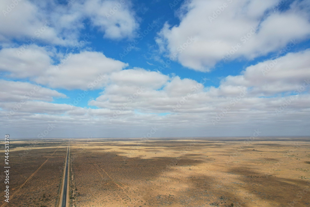 The Nullarbor Plain in southern Australia