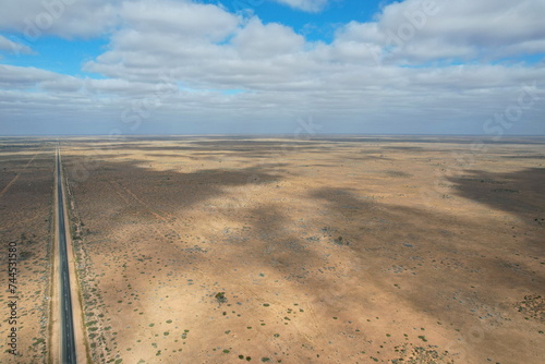 The Nullarbor Plain in southern Australia