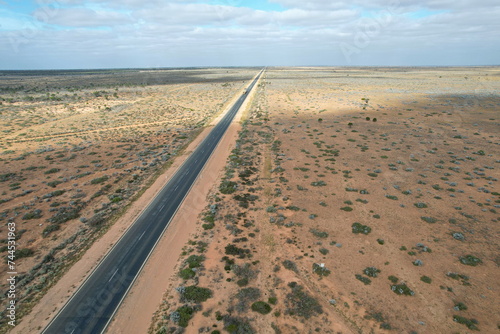 The Nullarbor Plain in southern Australia