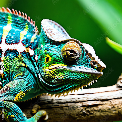 chameleon on a branch © Erkan