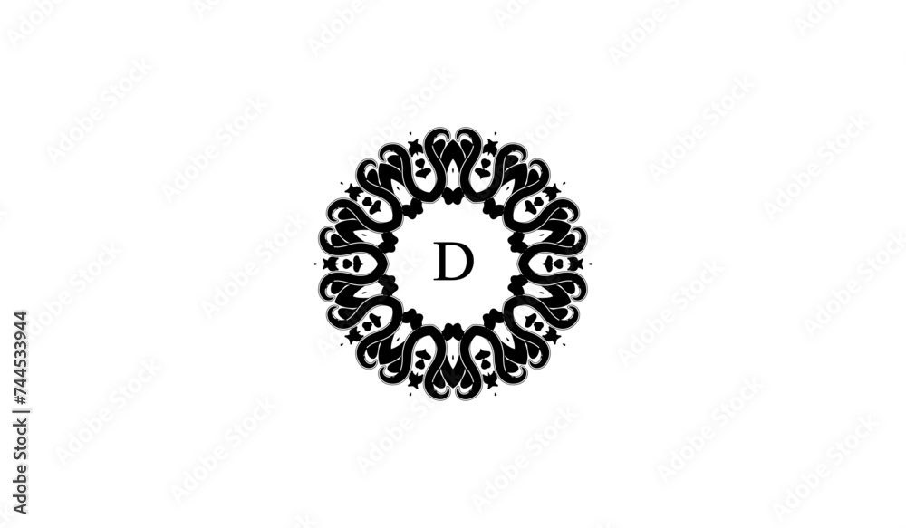 Luxury Alphabetical Chain Isolated on White Logo