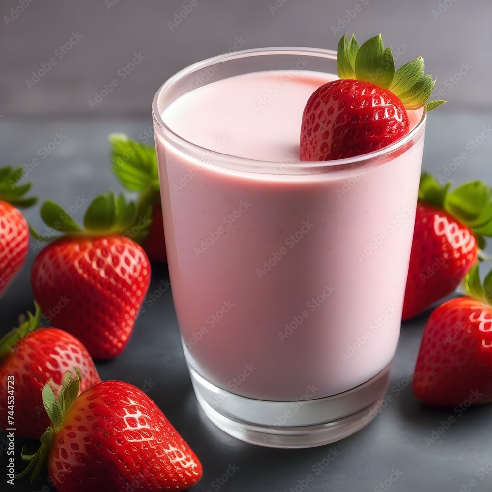 Delicious Healthy Strawberry Milkshake Delicious Healthy Strawberry Milkshake