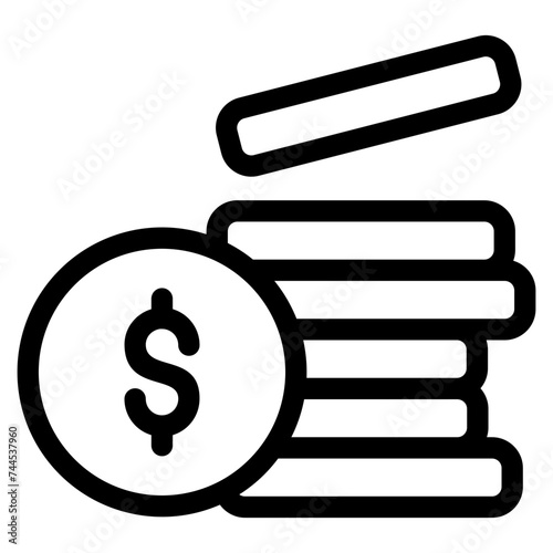 Money Icon Element For Design