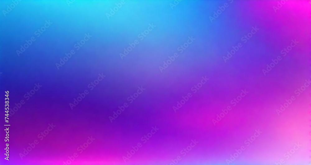 purple pink blue color gradient background blurred neon color flow, grainy texture effect, futuristic banner design