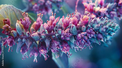 lush garden featuring a profusion of Butterfly Bushes photo