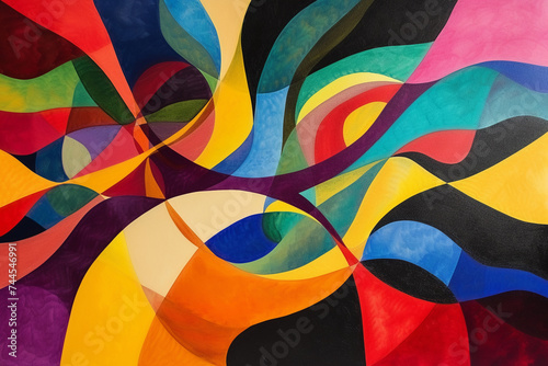 abstract vibrant depiction of the spirits journey through different planes of existence with flowing colors and shapes symbolizing transformation and the flow of life energy