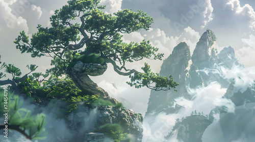 Nan Fui Chao herb tree top. © Ghazanfar