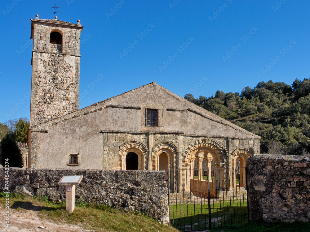 Church of San Juan Bautista. El Arenal, Revilla de Orejana, province of Segovia, Castilla y León, Spain, Europe Church of San Juan Bautista. El Arenal, Revilla de Orejana, province of Segovia, Castilla y León, Spain, Europe