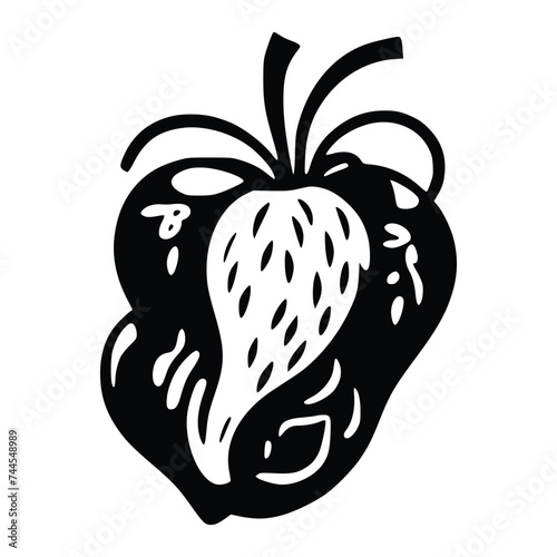 Vector illustration of a Raspberry