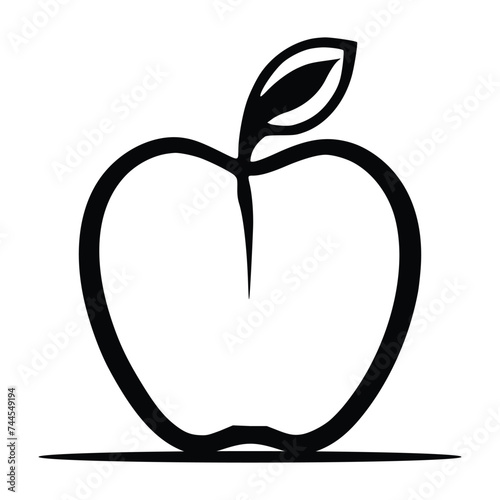 Vector illustration of a Apple