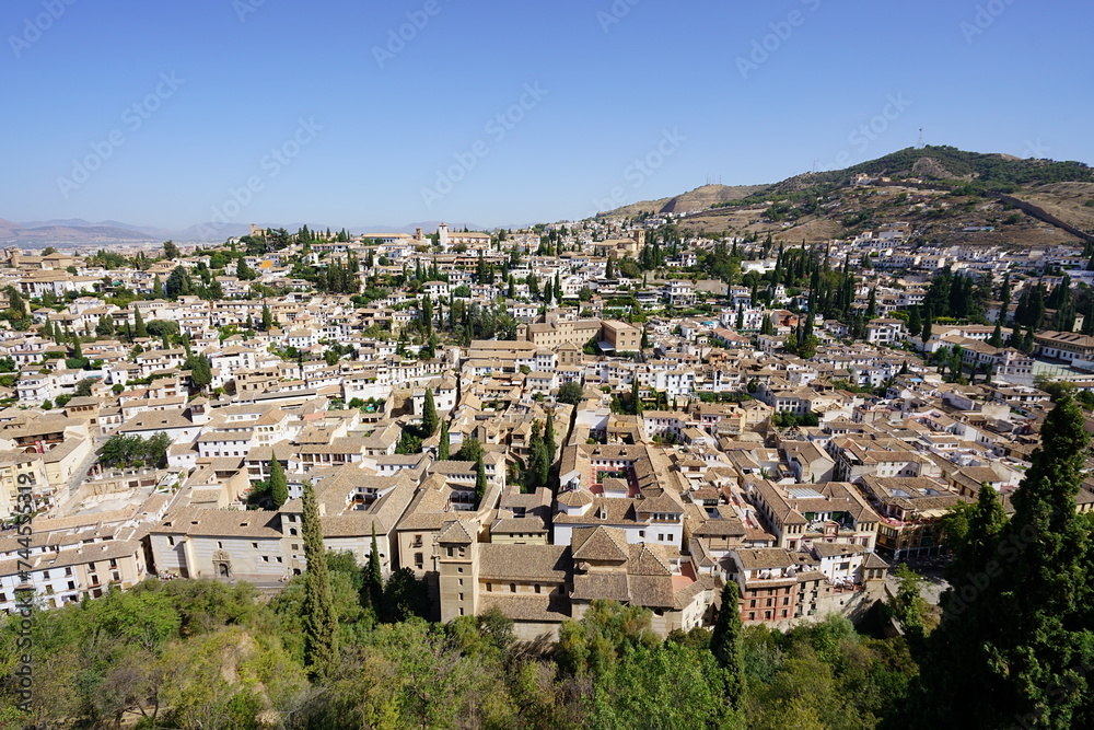 Obraz premium fine panorama of Granada city