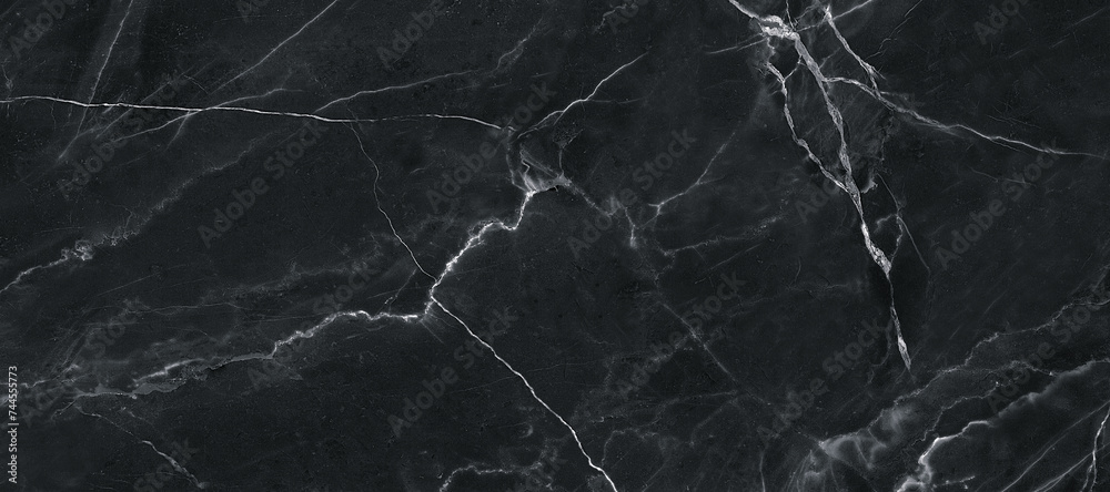 black marble background. black Portoro marbl wallpaper and counter tops. black marble floor and wall tile. black travertine marble texture. natural granite stone.