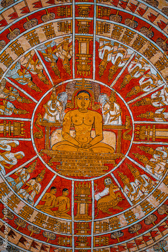 Jina Kanchi or Tirupparauthikundram Jain temple or Jeenaswamy Trilokyanathar temple, is an 8th-century Digambara Jain temple in Thiruparthikundram, Kanchipuram, Tamil Nadu, India. Archeological site. photo