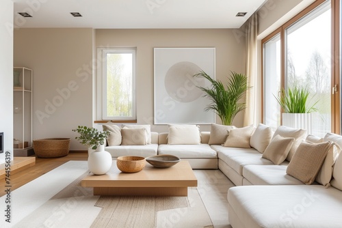 Contemporary Elegance  Minimalist Living Room Modern Minimalist Home Decor