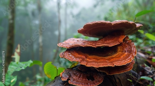 reishi mushroom, Ganoderma lucidum