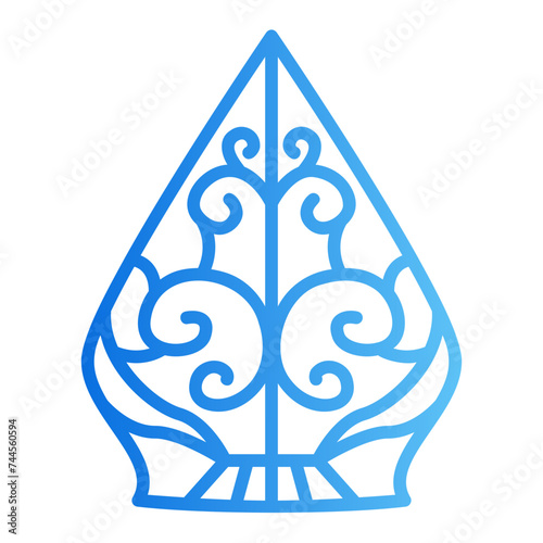wayang gradient icon
