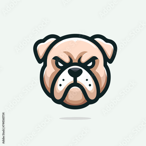 The Angry Dog mascot logo