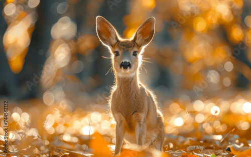 Deer in the Autumns woods © paul