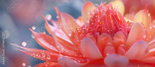 Desert Bloom: Macro view showcases the delicate beauty of a cactus flower in full bloom.