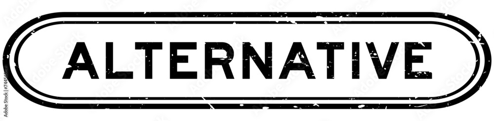 Grunge black alternative word rubber seal stamp on white background Grunge black alternative word rubber seal stamp on white background