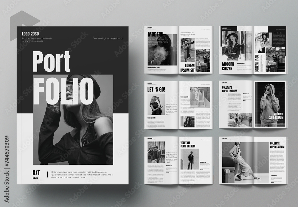 Portfolio Layout Stock Template | Adobe Stock