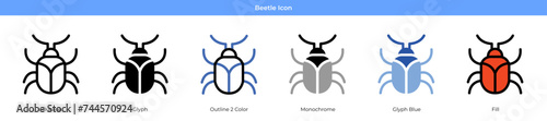 Beetle Icon Set