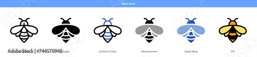Bee Icon Set