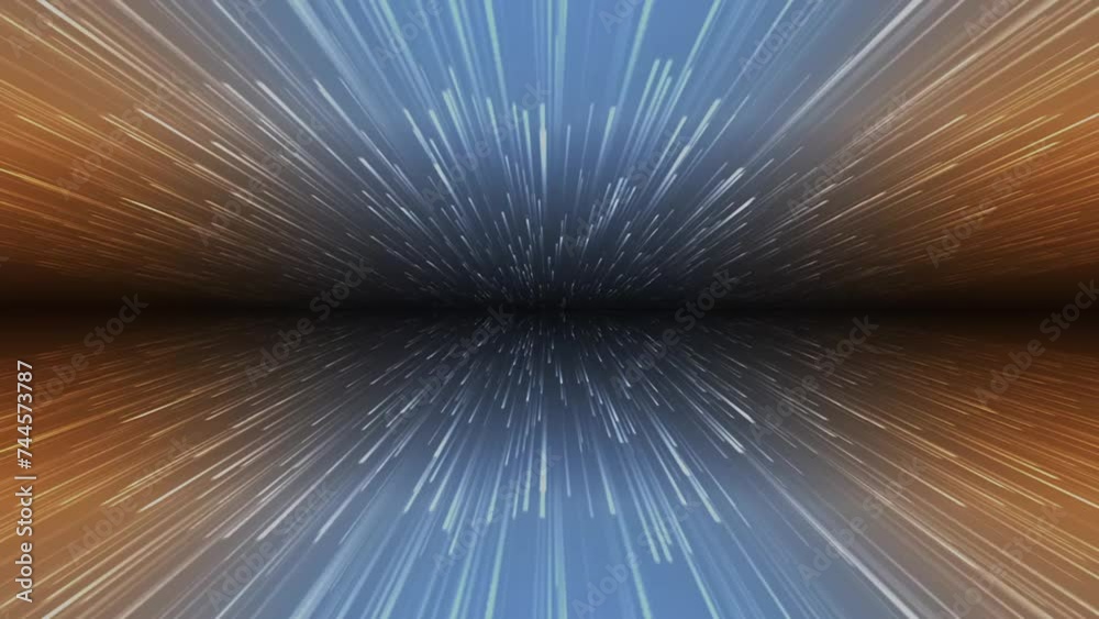 Neon line loop background animation Enhanced digital data stream matrix ...