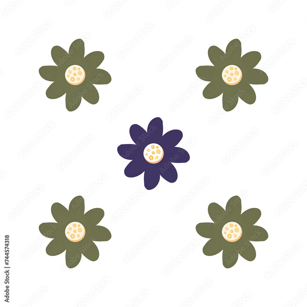 flower pattern illustration background