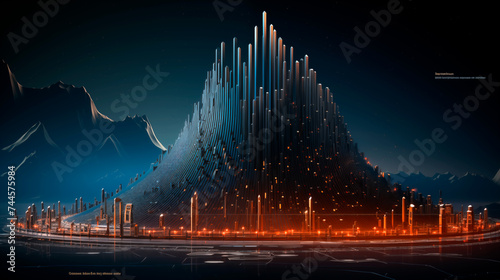 Communication Background Abstract Technology Concept.