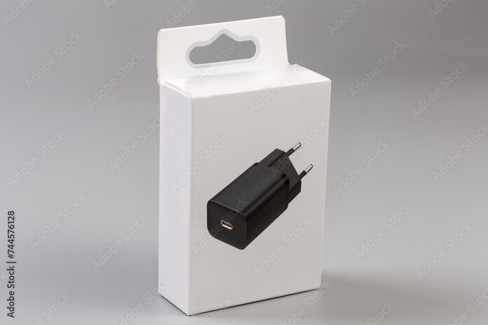 Cardboard packing box for USB charger with AC Euro plug Cardboard packing box for USB charger with AC Euro plug