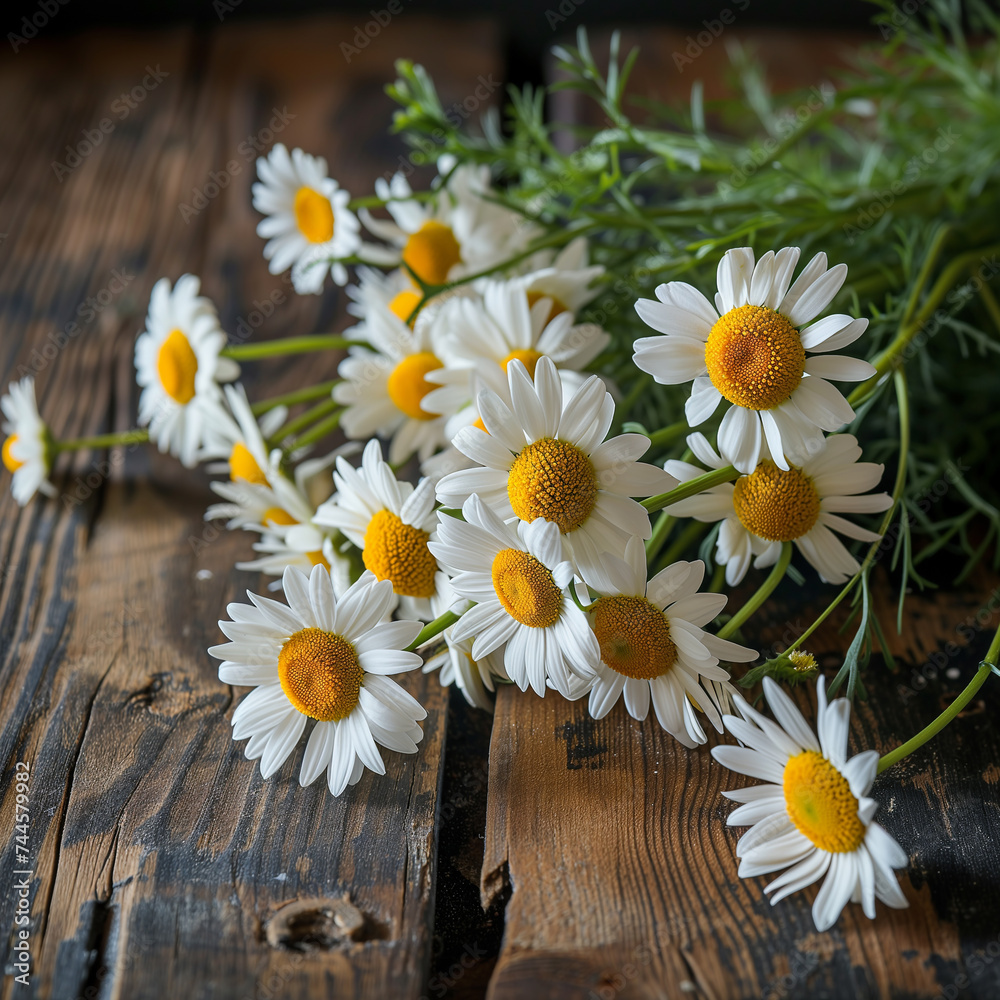 Obraz premium a bunch of fresh flowers from the garden in spring