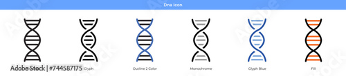 Dna Icon Set