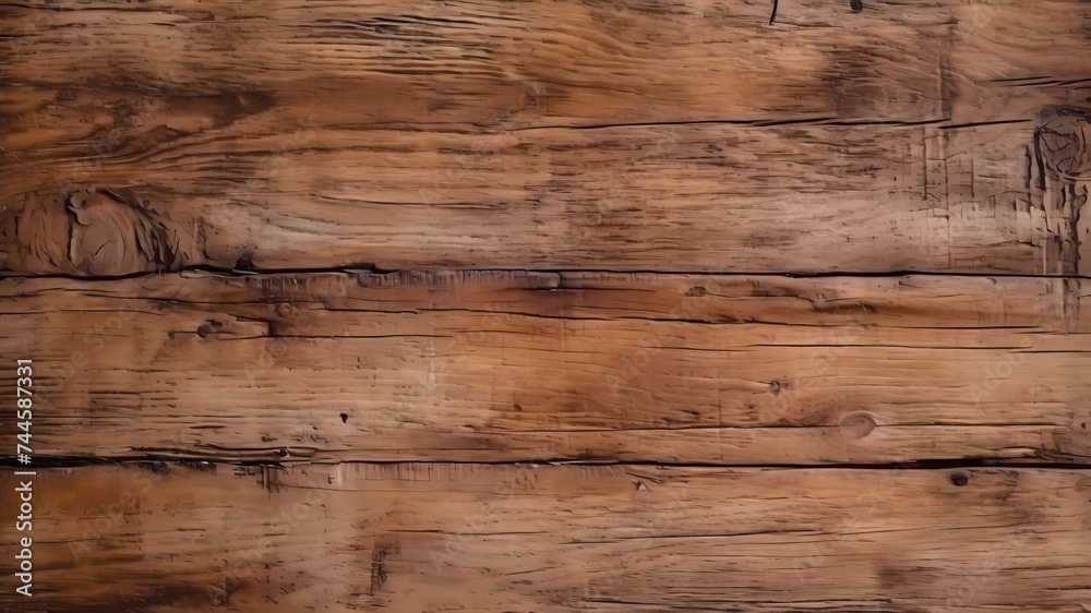 Fototapeta premium Old wood texture, Floor surface, Wooden background, Rustic style, Generative AI illustrations.
