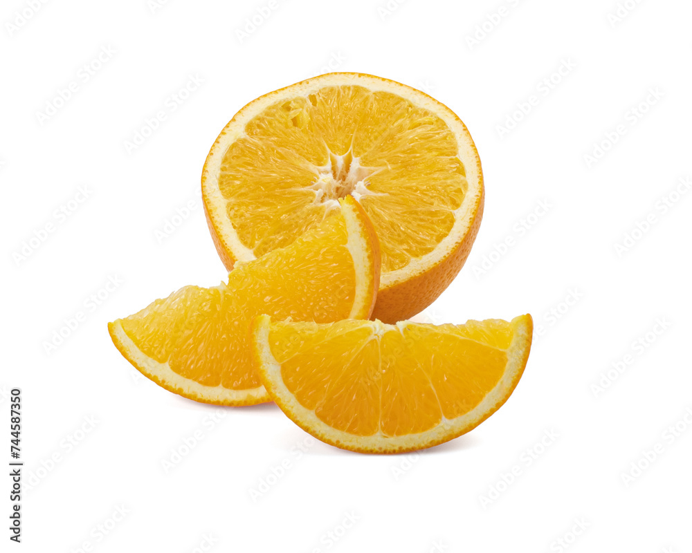 Orange slice isolated on white background Clipping Path Orange slice isolated on white background Clipping Path