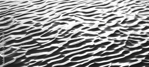 Abstract background of black and white stripes  Generative AI illustrations.