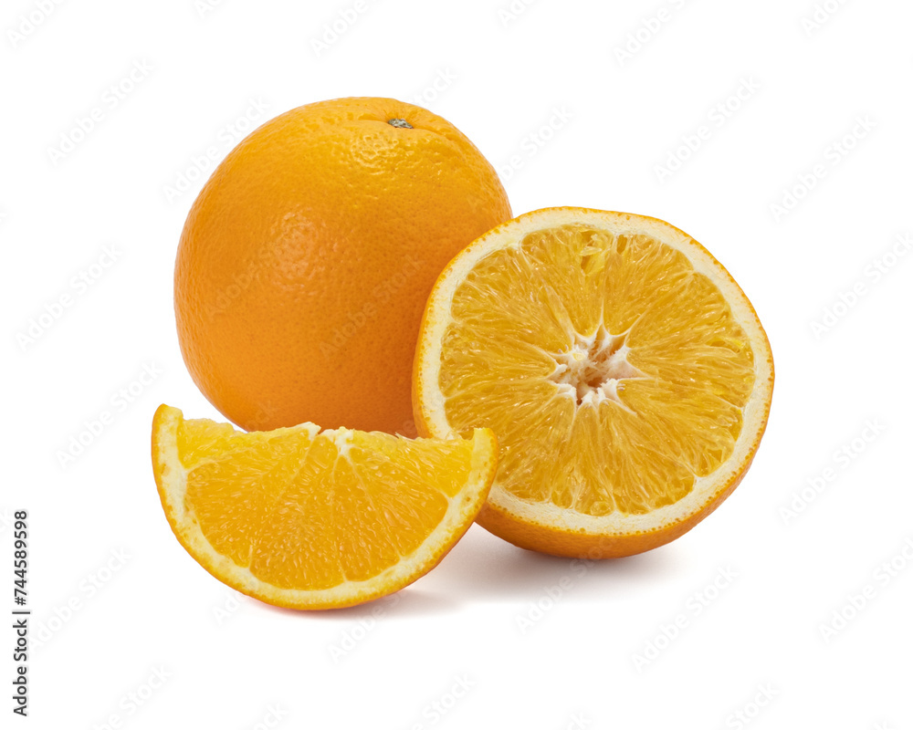 Ripe orange isolated on white background Clipping Path Ripe orange isolated on white background Clipping Path