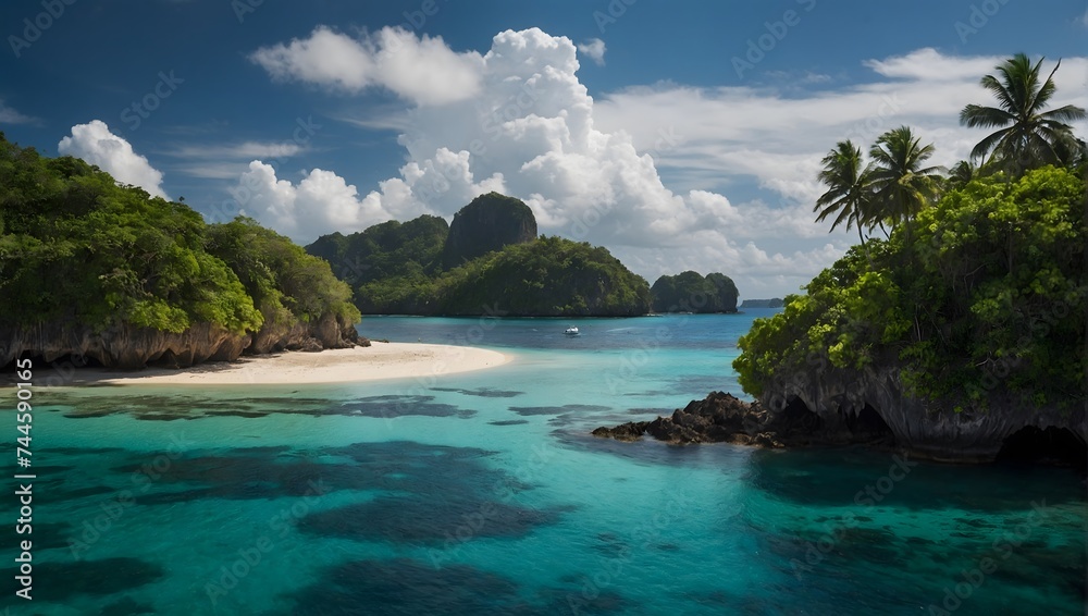 Fototapeta premium tropical island