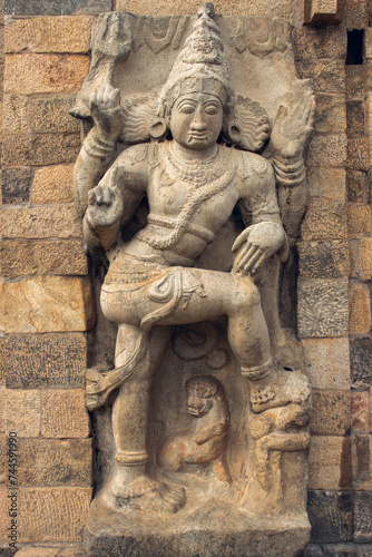 Statue at Brihadisvara Temple, Gangaikonda Cholapuram, Jayankondam, Tamil Nadu, India