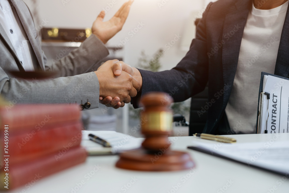 Successful Lawyer victory shaking hands thumbs to show success and motivation Successful Lawyer victory shaking hands thumbs to show success and motivation