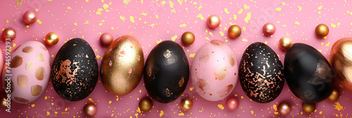 Pastel Paradise, DIY Easter Egg Decor on Pink photo