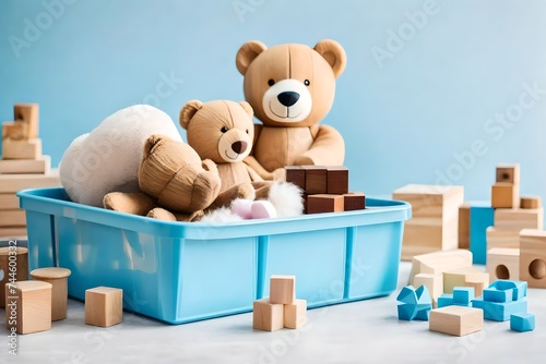 teddy bear in a box © shafiq