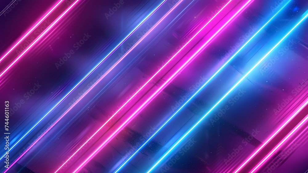 Vivid Neon Light Streaks in Motion Vivid Neon Light Streaks in Motion