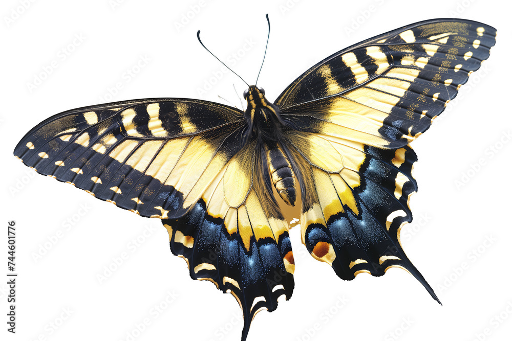Butterfly transparent background, PNG, Flying butterfly