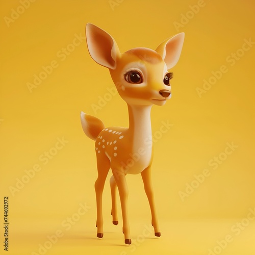 Little deer vector illustration © Transparent PNG